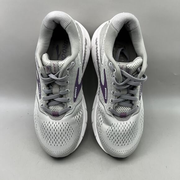 Brooks Ariel 20 Running Shoes Women Size 7 B Gray Comfort Cushion Low Sneakers - Picture 5 of 8